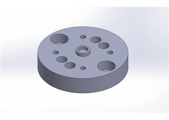 3D-printable adapter for connecting RobustMotion RM-EGB Series 24VDC Compact Finger Grippers to the Dobot MG400 Robot Arm.