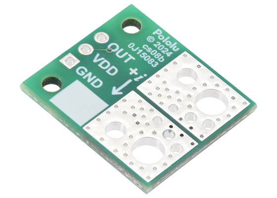 ACS37041 Current Sensor Compact Carrier, bottom view.