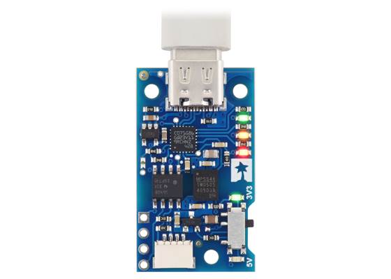 Pololu Isolated USB-to-I²C Adapter with Isolated Power with the target voltage set to 3.3V. (1)