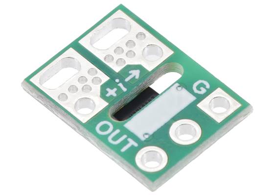 ACS37042 Current Sensor Micro Carrier, bottom view.