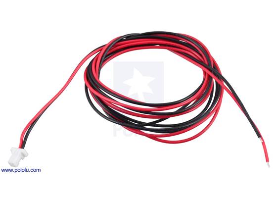 JST SH-Style Cable, 2-Pin, Single-Ended Female, 75cm.