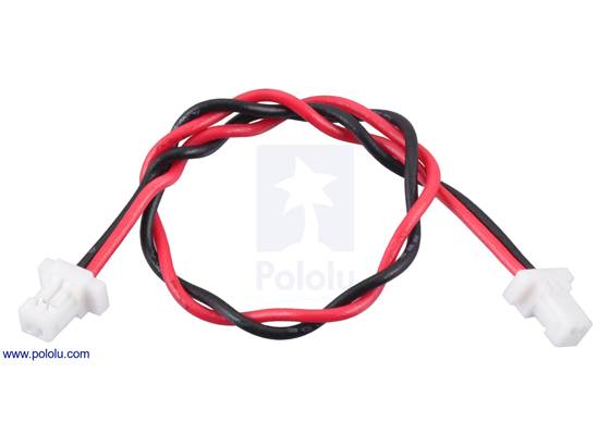 JST SH-Style Cable, 2-Pin, Female-Female, 10cm.