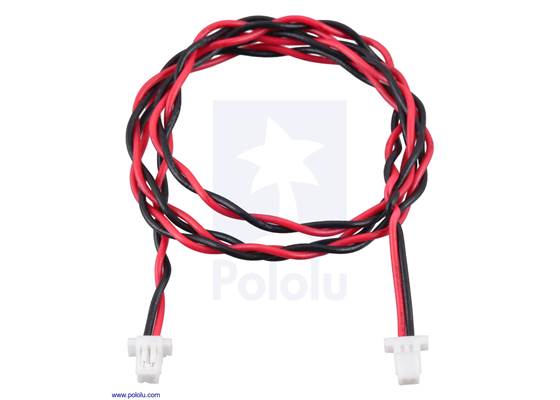JST SH-Style Cable, 2-Pin, Female-Female, 40cm.
