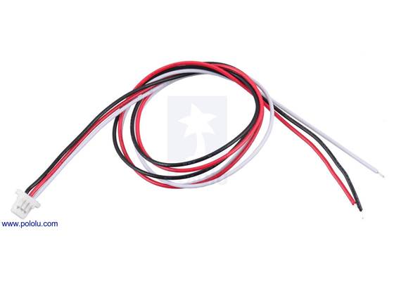 JST SH-Style Cable, 3-Pin, Single-Ended Female, 30cm.