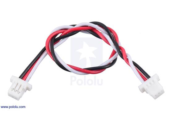 JST SH-Style Cable, 3-Pin, Female-Female, 10cm.