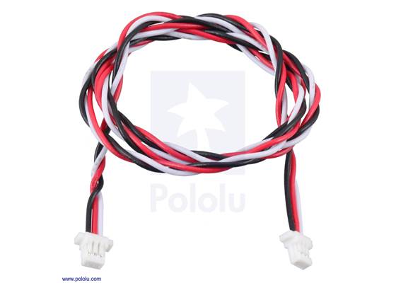 JST SH-Style Cable, 3-Pin, Female-Female, 40cm.