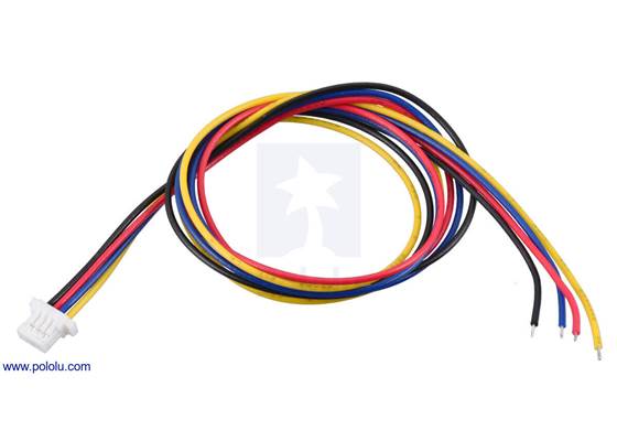 JST SH-Style Cable, 4-Pin, Single-Ended Female, 30cm.