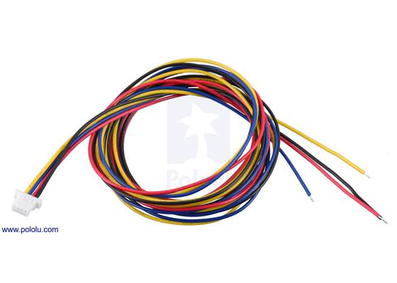 JST SH-Style Cable, 4-Pin, Single-Ended Female, 75cm.