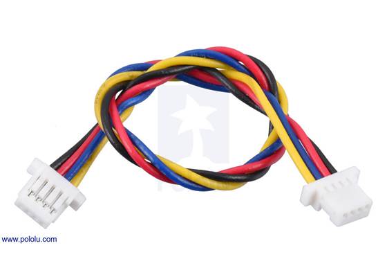 JST SH-Style Cable, 4-Pin, Female-Female, 10cm.