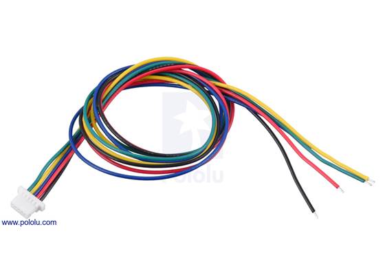 JST SH-Style Cable, 5-Pin, Single-Ended Female, 30cm.