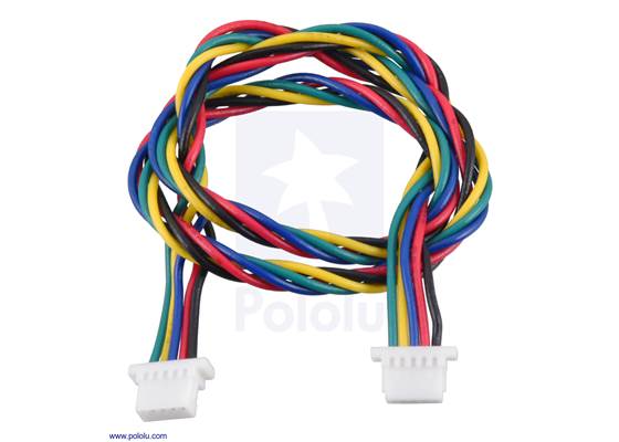 JST SH-Style Cable, 5-Pin, Female-Female, 25cm.