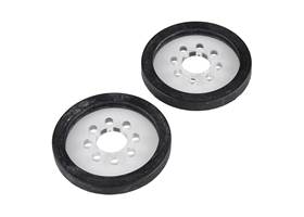 Precision Disc Wheel - 2" (Clear, 2 Pack)