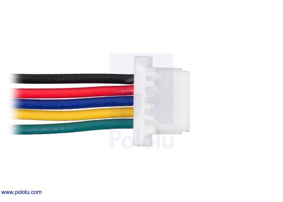 5-pin female JST SH-style connector. (1)