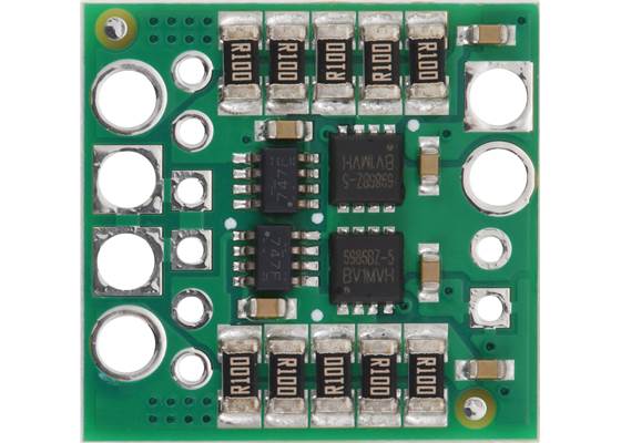 Pololu Power ORing Ideal Diode Pair, 4-60V, 6A, top view.