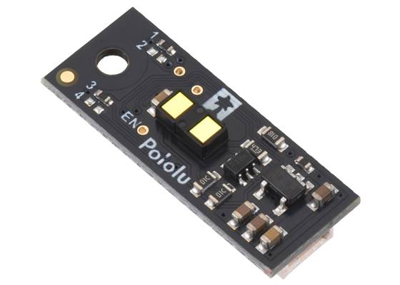 Pololu Digital Distance Sensor with Pulse Width Output, 130cm Max, Side-Entry Connector.