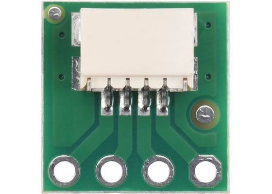 Breakout for JST SH-Style Connector, 4-Pin Male Side-Entry.