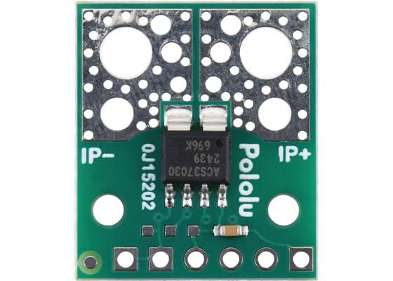 ACS37030 Current Sensor Compact Carrier, top view.