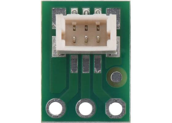 Breakout for JST SH-Style Connector, 3-Pin Male Top-Entry.