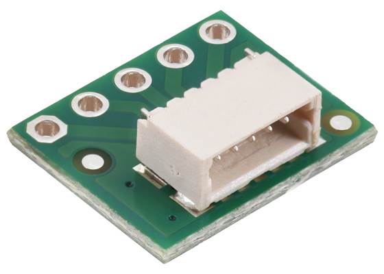 Breakout for JST SH-Style Connector, 5-Pin Male Side-Entry. (1)