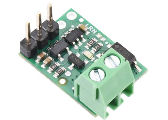 Pololu RC Switch with Isolated Solid State Relay/Switch, SPST, 30V, 10A (Soldered Connectors). (1)