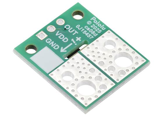 ACS37042 Current Sensor Compact Carrier, bottom view.
