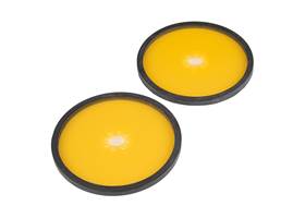 Precision Disc Wheel - 4" (Clear Orange, 2 Pack)