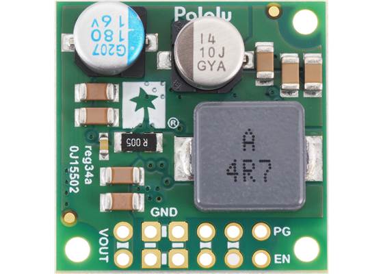 9V, 5A Step-Down Voltage Regulator D42V55F9, top view.