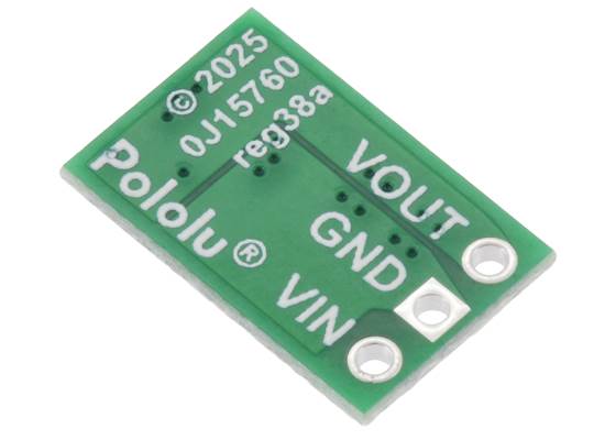 Step-Up Voltage Regulator U3V9Fx, bottom view.