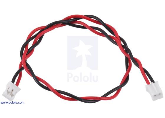 JST PH-Style Cable, 2-Pin, Female-Female, 25cm.