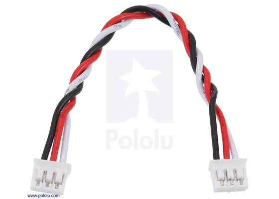JST PH-Style Cable, 3-Pin, Female-Female, 10cm.