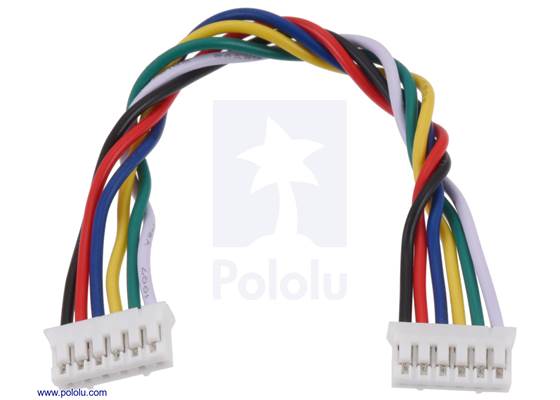 JST PH-Style Cable, 6-Pin, Female-Female, 10cm.