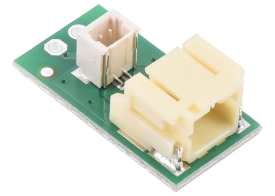 Breakout for JST PH-Style Connector, 2-Pin Male Side-Entry, with SH.