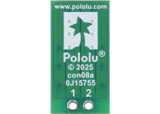 Breakout for JST PH-Style Connector, 2-Pin, bottom view.