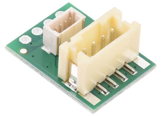 Breakout for JST PH-Style Connector, 4-Pin Male Top-Entry, with SH.