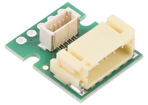 Breakout for JST PH-Style Connector, 5-Pin Male Side-Entry, with SH.