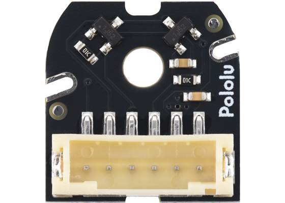 Magnetic Encoder with Top-Entry Connector for 20D mm Metal Gearmotors.