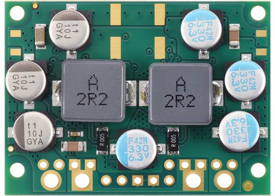 3.3V, 12A Step-Down Voltage Regulator D42V110F3, top view. (1)