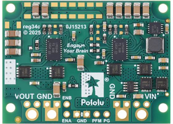 7.5V, 10A Step-Down Voltage Regulator D42V110F7, bottom view. (1)