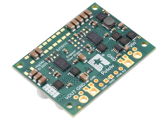 12V, 9A Step-Down Voltage Regulator D42V110F12, bottom view.