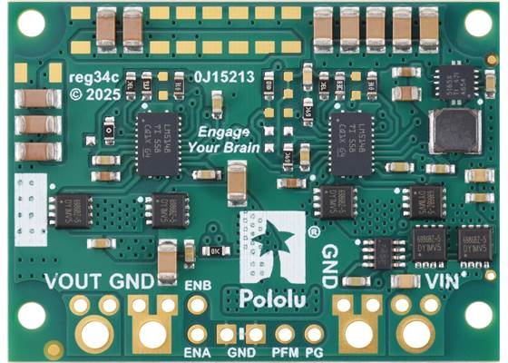 12V, 9A Step-Down Voltage Regulator D42V110F12, bottom view. (1)