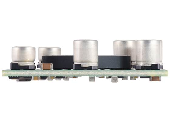 Side view of the Step-Down Voltage Regulator D42V110Fx (versions with output voltages of 15V or higher).