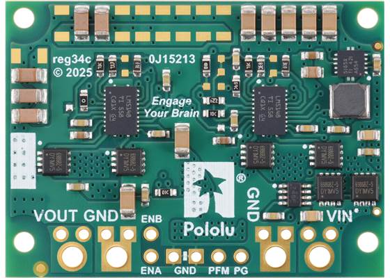 15V, 8A Step-Down Voltage Regulator D42V110F15, bottom view. (1)