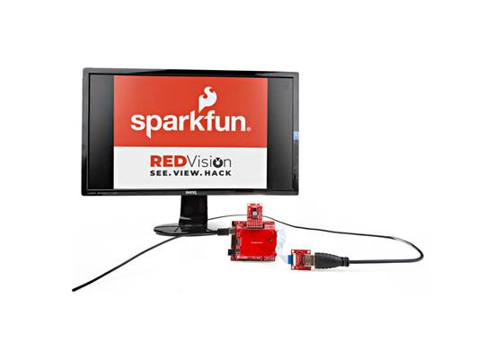 SparkFun Red Vision Touch Display for RedBoard (Without Display) (3)