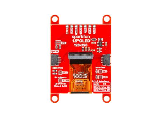 SparkFun Qwiic OLED Display (1.5 in., 128x128) (3)