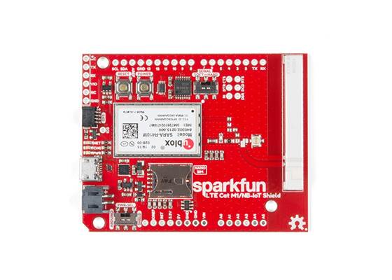 SparkFun LTE CAT M1/NB-IoT Shield - SARA-R4 (3)