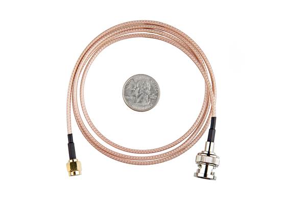 SMA to BNC Male Cable - 1m (RG316) (3)