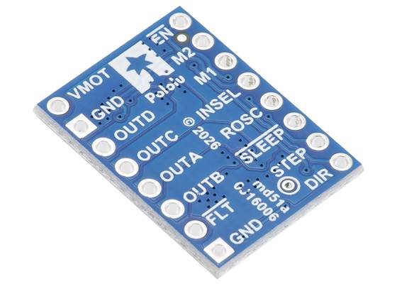MP6603 Stepper Motor Driver Carrier, bottom view.