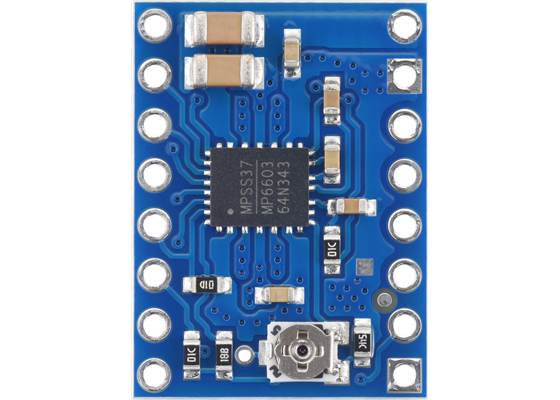 MP6603 Stepper Motor Driver Carrier, top view.