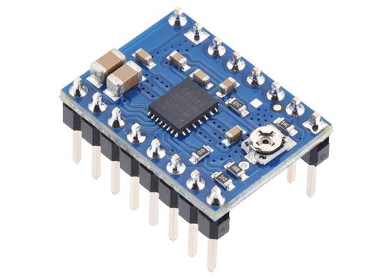 MP6603 Stepper Motor Driver Carrier (Soldered Header Pins).