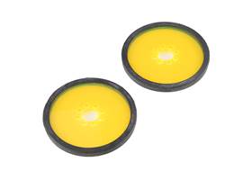 Precision Disc Wheel - 3" (Clear Yellow, 2 Pack)